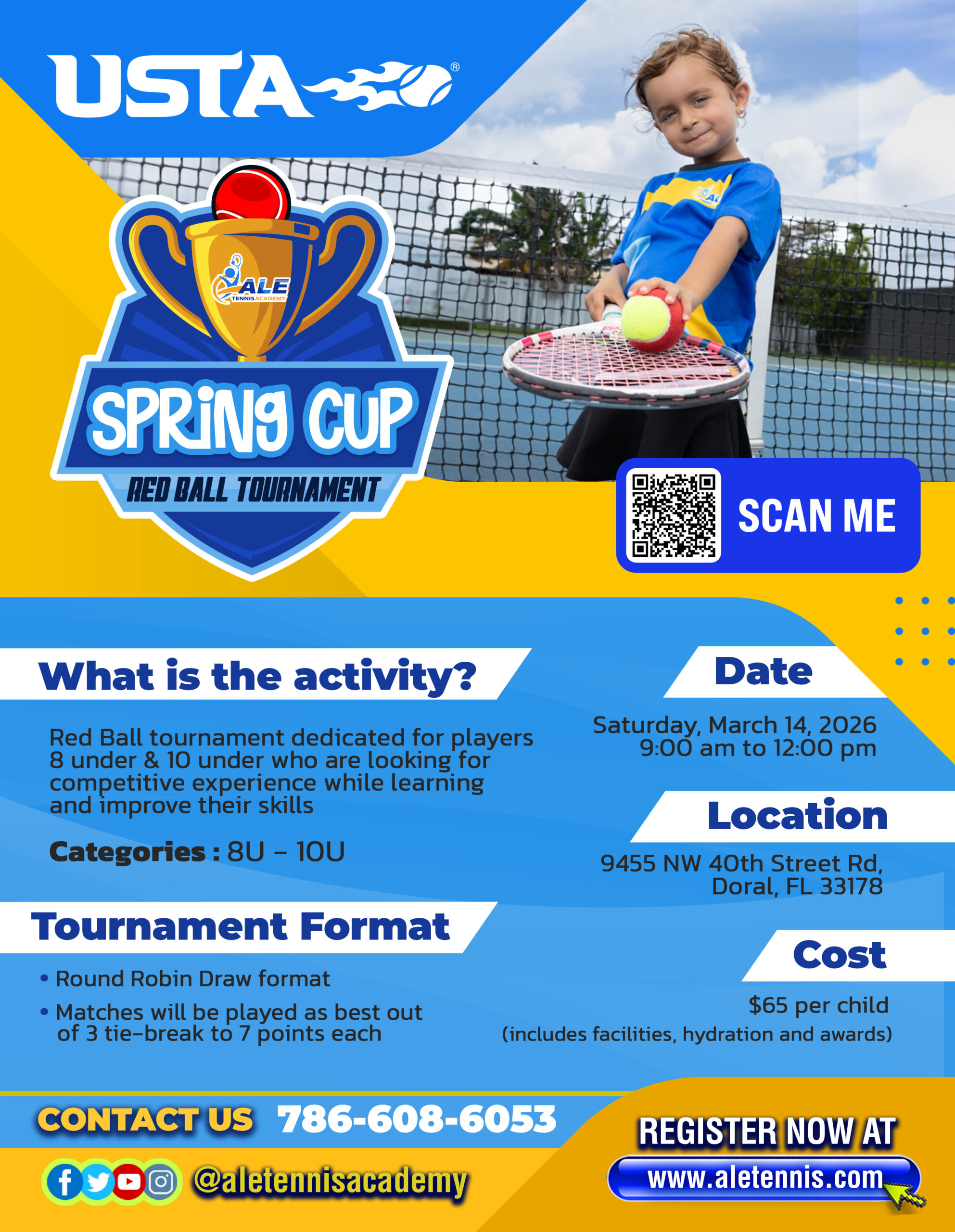 Tennis Tournament Red Ball