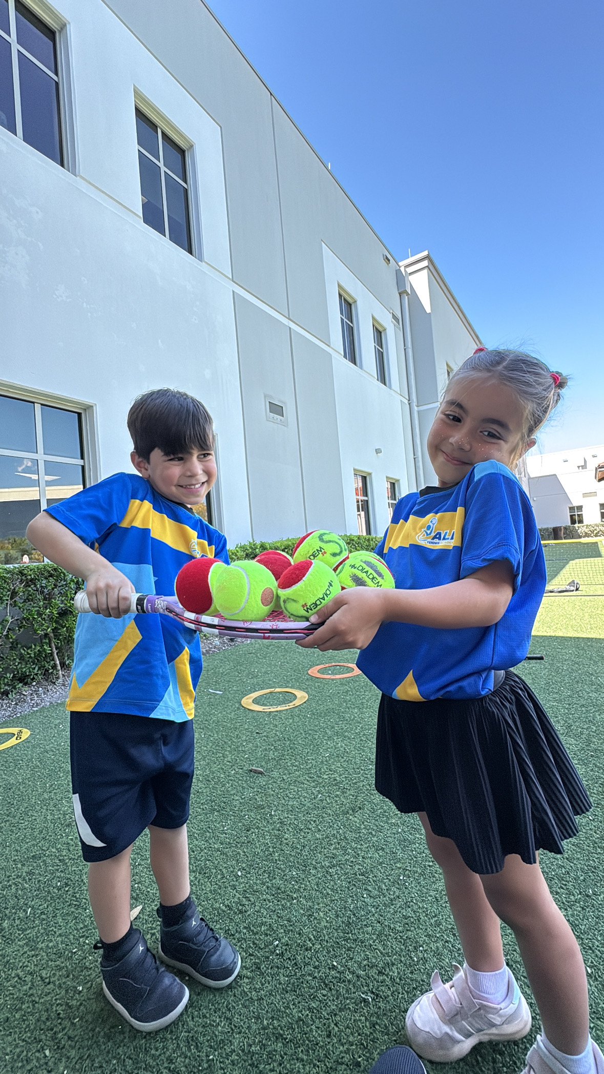 Red ball tennis progression