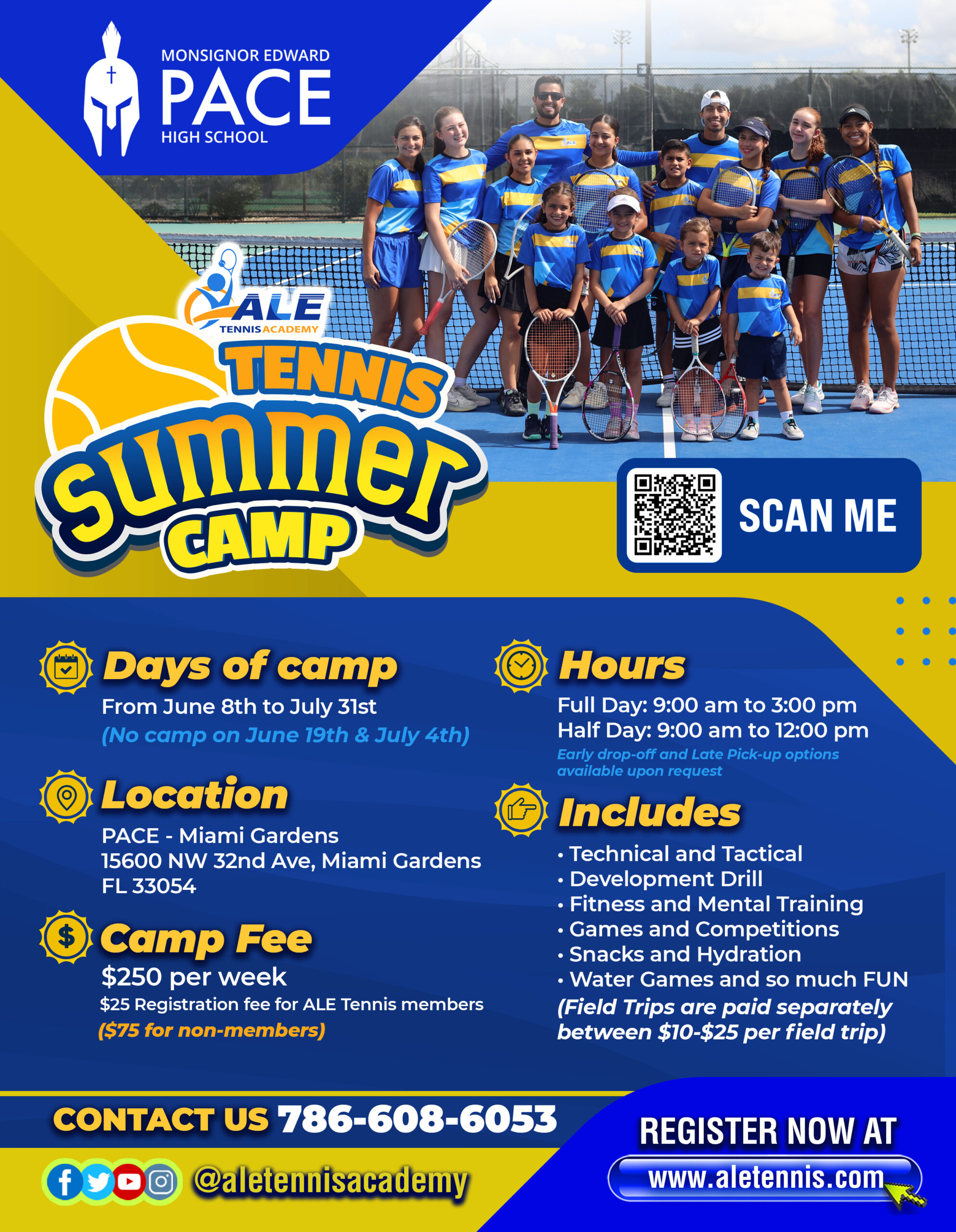 Tennis Summer Camp Miami Gardens
