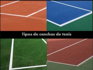 Tipos decanchas de tenis