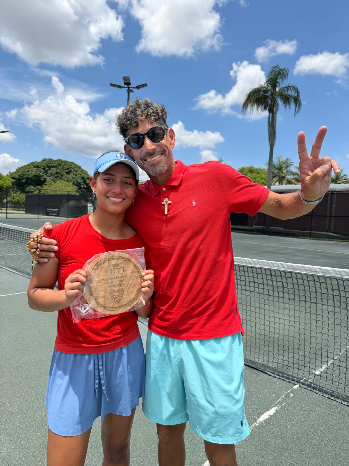 ALE Tennis Academy coaching session in Miami